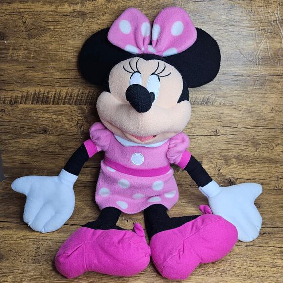 Disney Minnie Mouse 24" Large Jumbo Just Play PLUSH Stuffed Animal Pink Toys - Picture 8 of 8